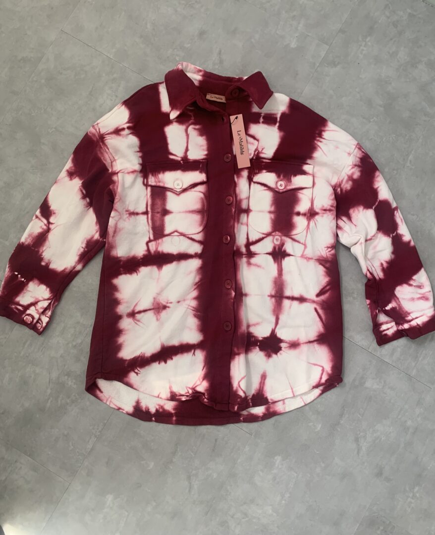 (image for) Camicia over My Tie Dye prugna